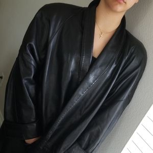 Vintage Neiman Marcus Leather Coat